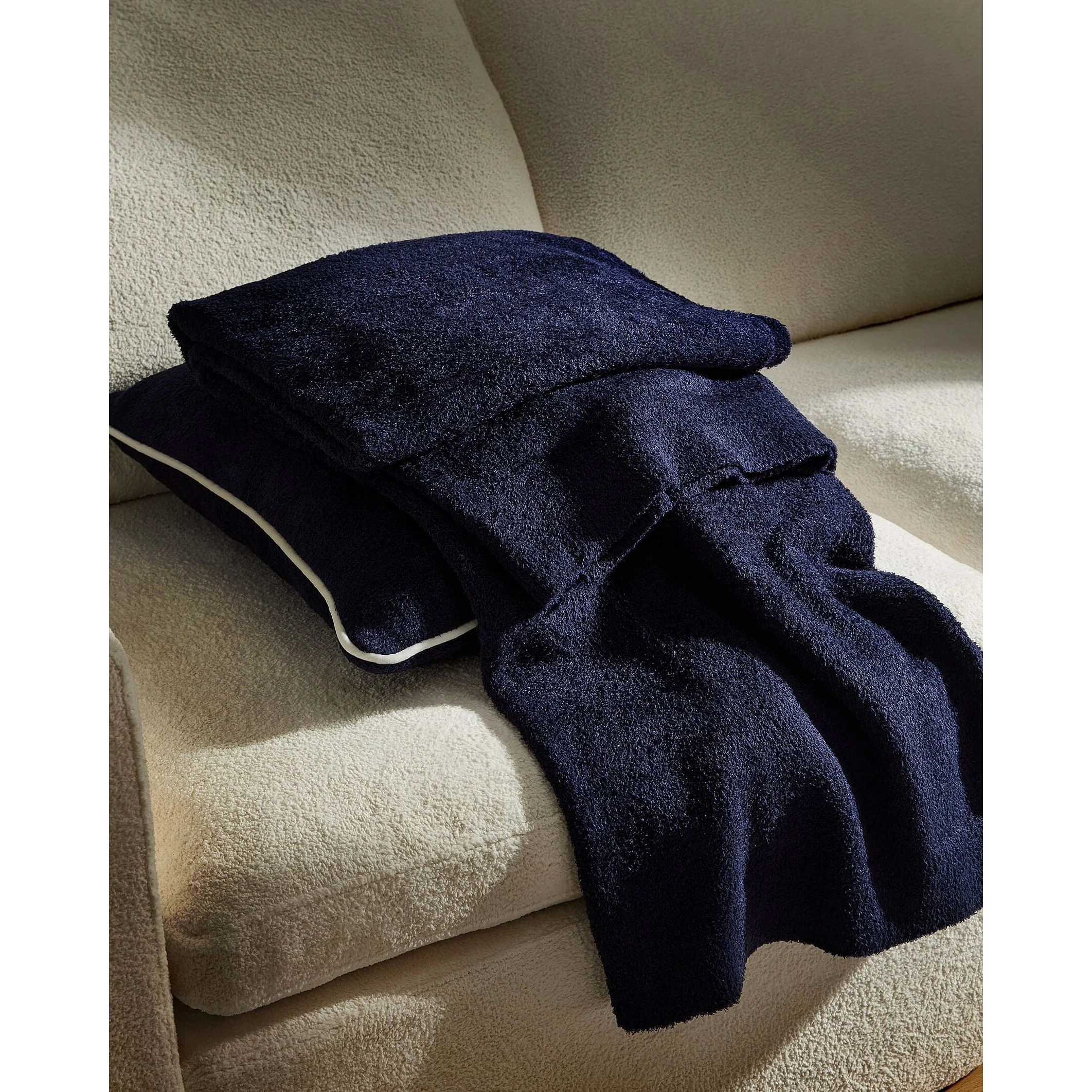Sunday Citizen Cloud Silque Throw in Baritone Blue ~ 75 x 52 - Image 3