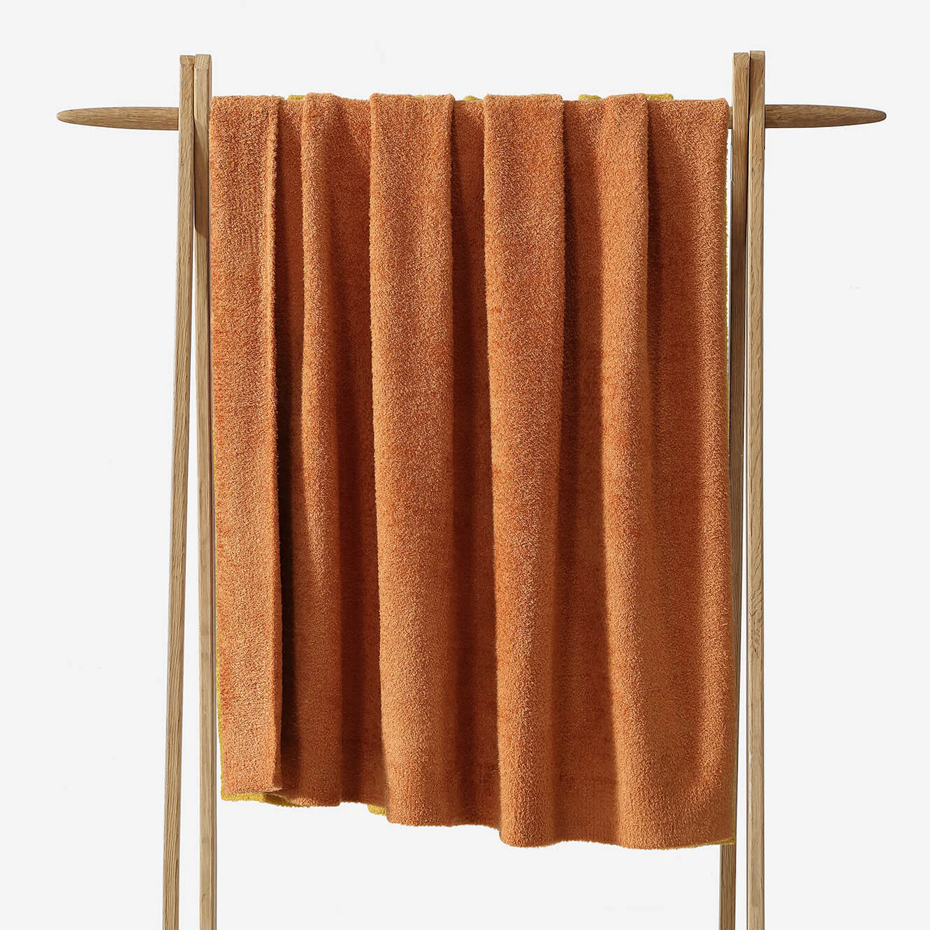 Sunday Citizen Cloud Silque Throw in Raw Sienna ~ 75 x 52