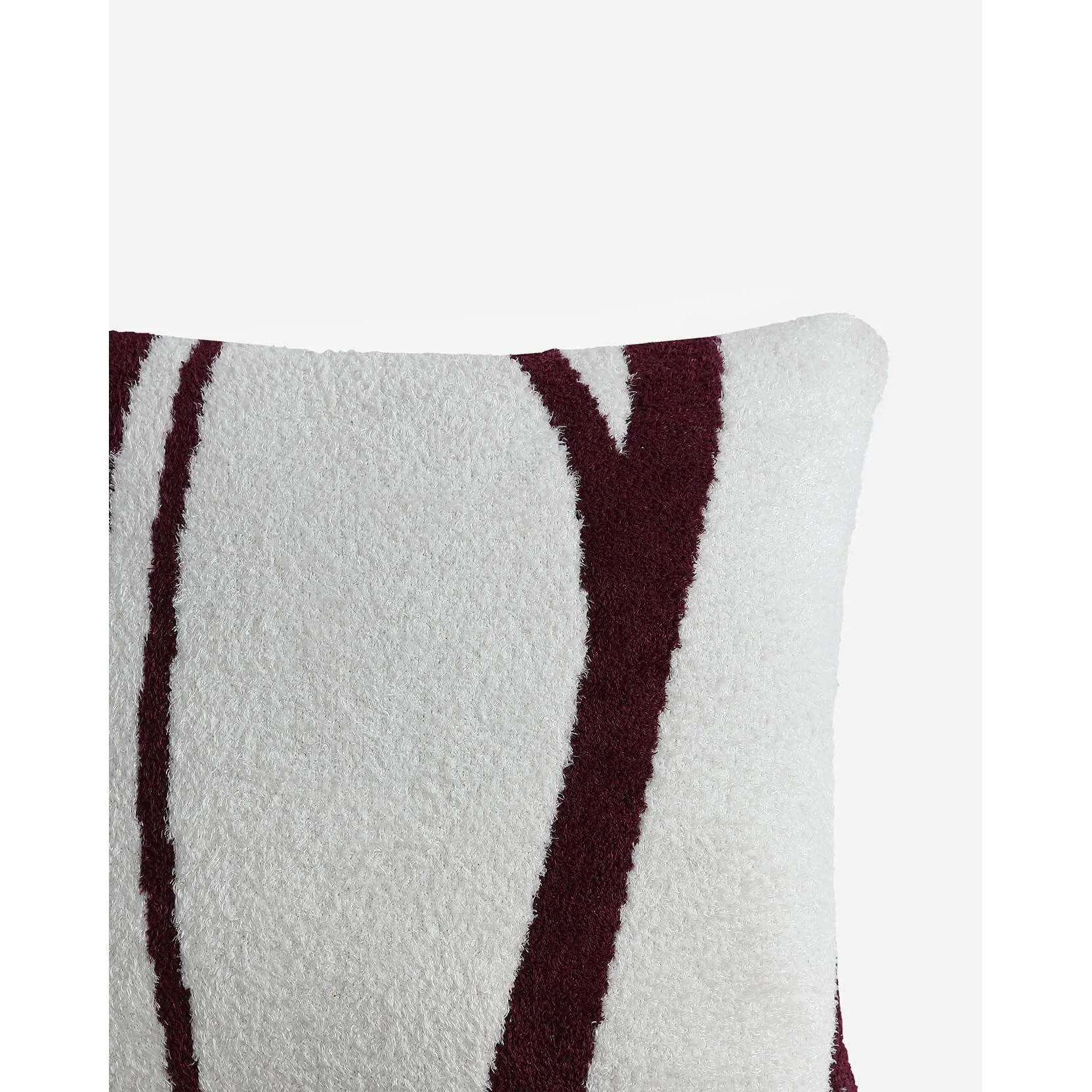 Sunday Citizen Cloud Silque Woodland Throw Pillow in White-Fig ~ 20 x 20 - Image 4