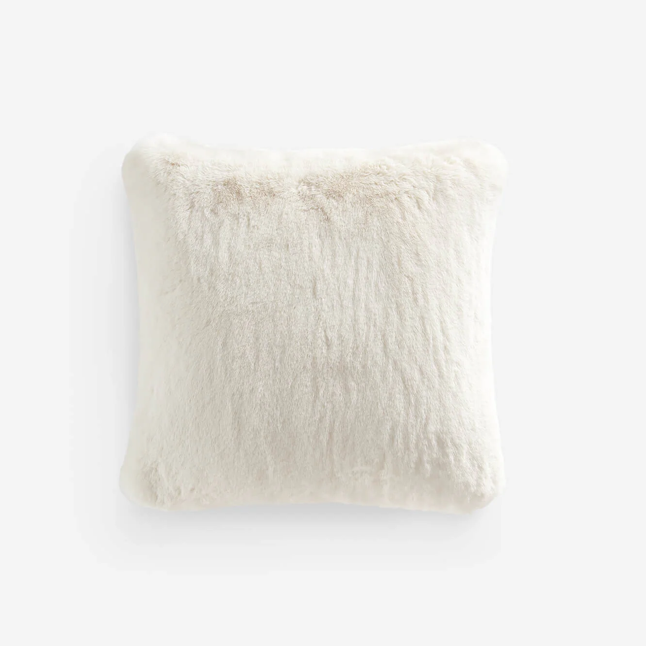Sunday Citizen Faux Fur Throw Pillow in White ~ 20 x 20 - Image 2