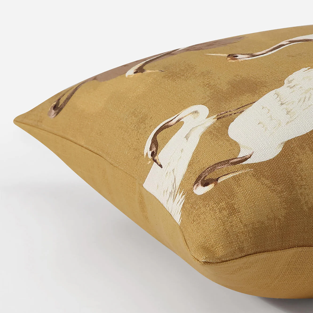 Sunday Citizen Golden Crane Throw Pillow ~ 20 x 20 - Image 4