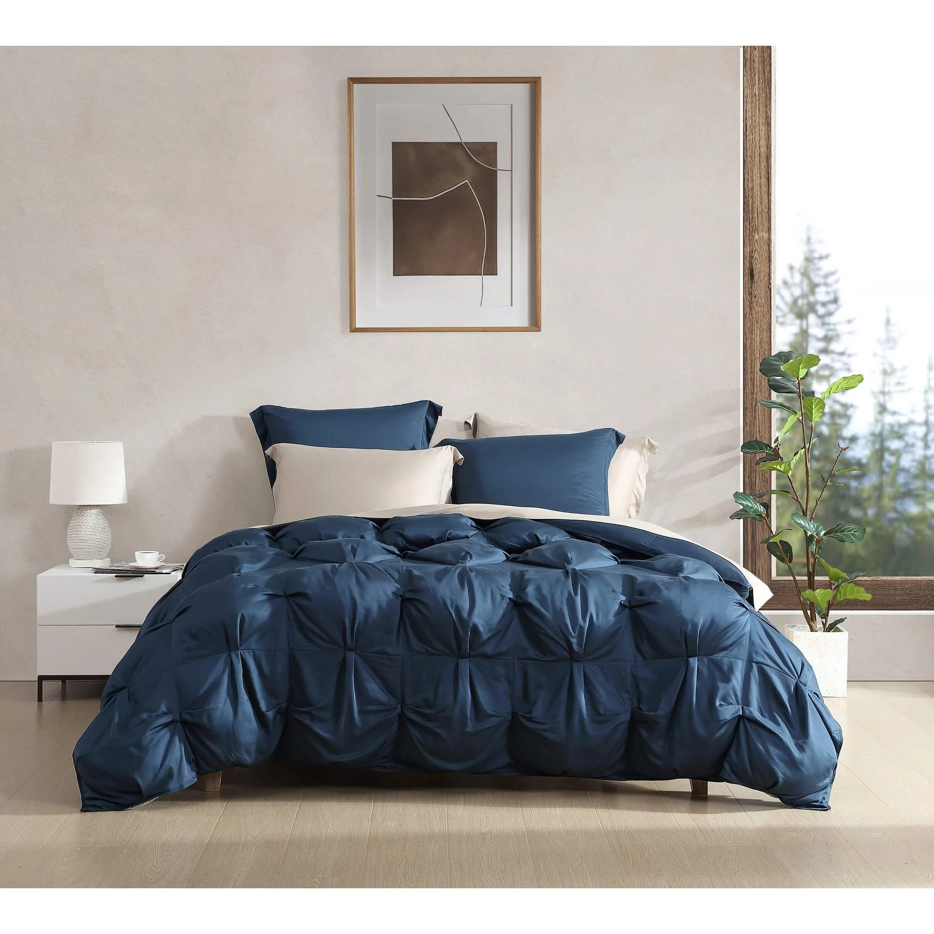 Sunday Citizen Midnight Premium Bamboo Bubble Comforter ~ Available in King and Queen Sizes - Image 5