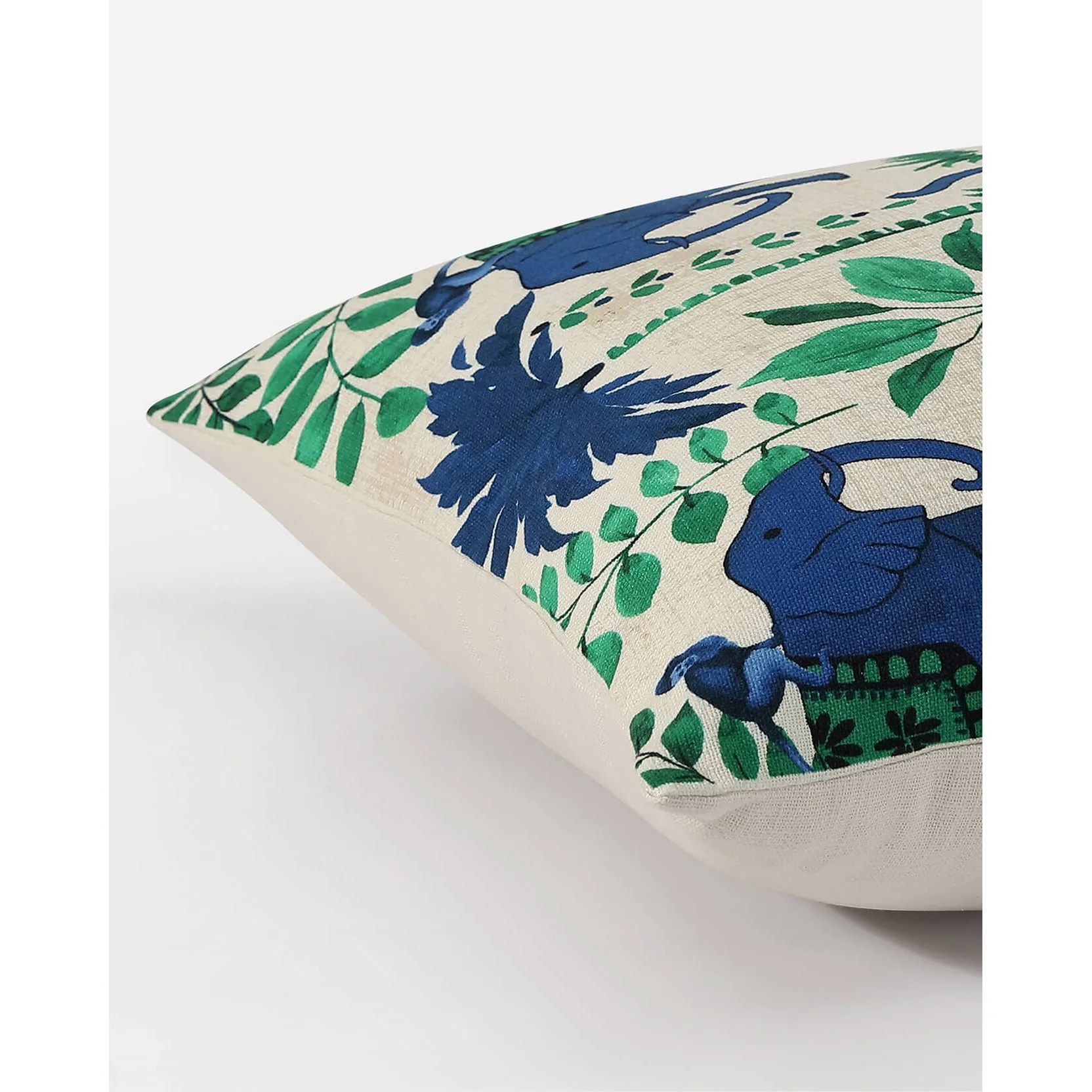 Sunday Citizen Monkey on Elephant Throw Pillow ~ 20 x 20 - Image 3
