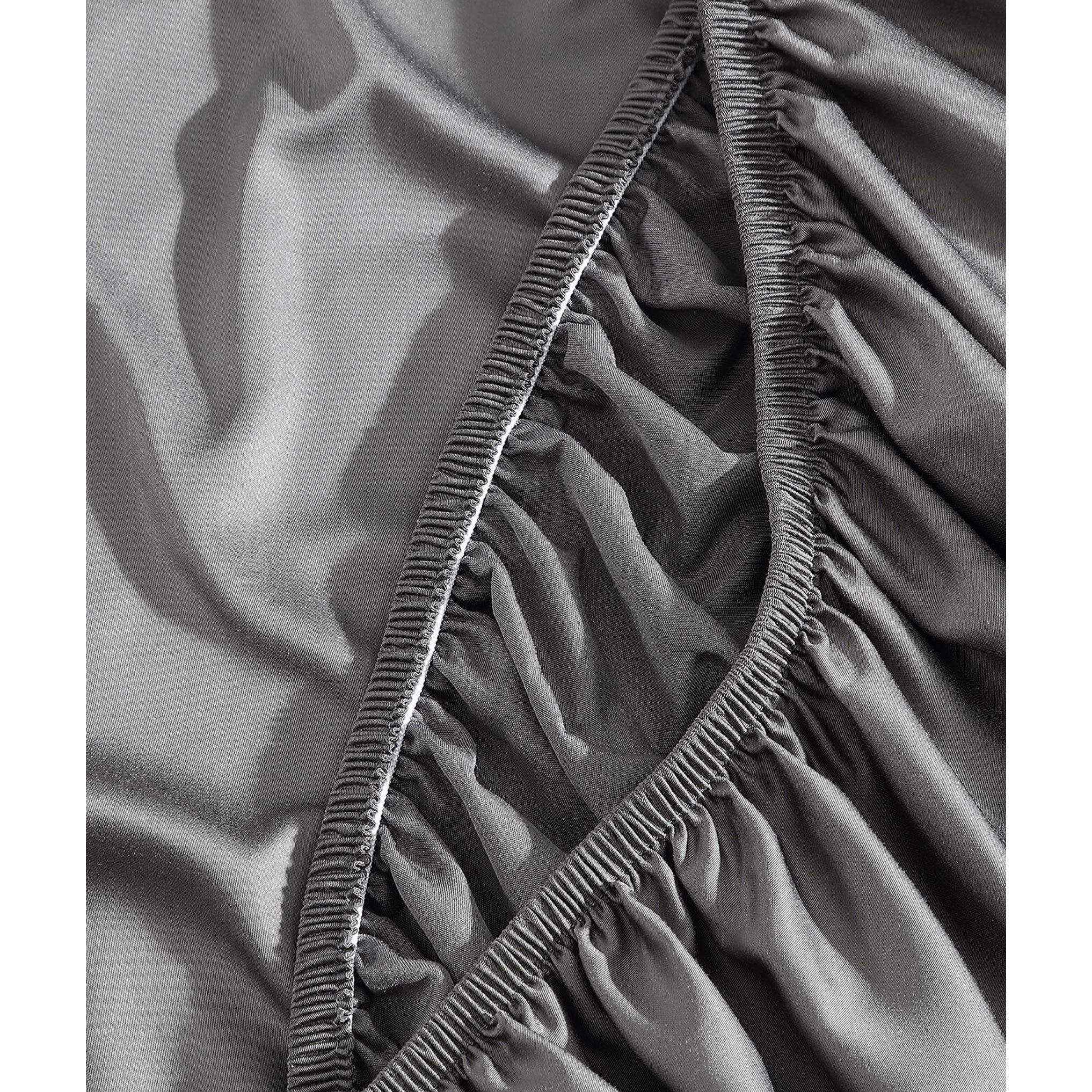 Sunday Citizen Natural Premium Bamboo Fitted Sheet in Granite ~ Available in King Size - Image 2