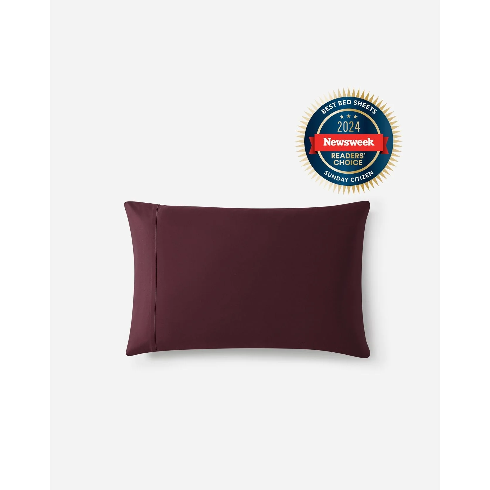 Sunday Citizen Natural Premium Bamboo Pillowcase Set in Fig ~ Available in King and Standard Sizes - Image 3