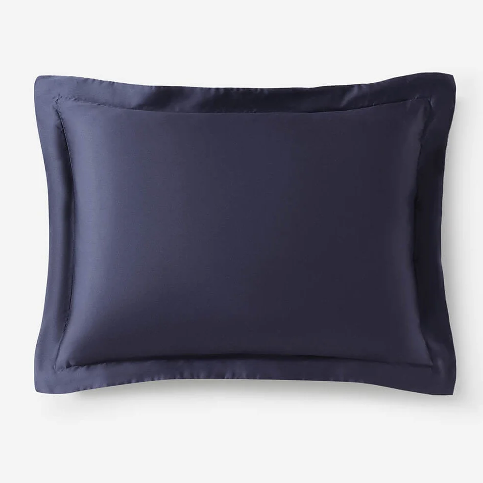 Sunday Citizen Silky Lyocell Sham Set in Baritone Blue ~ Available in King and Standard Sizes