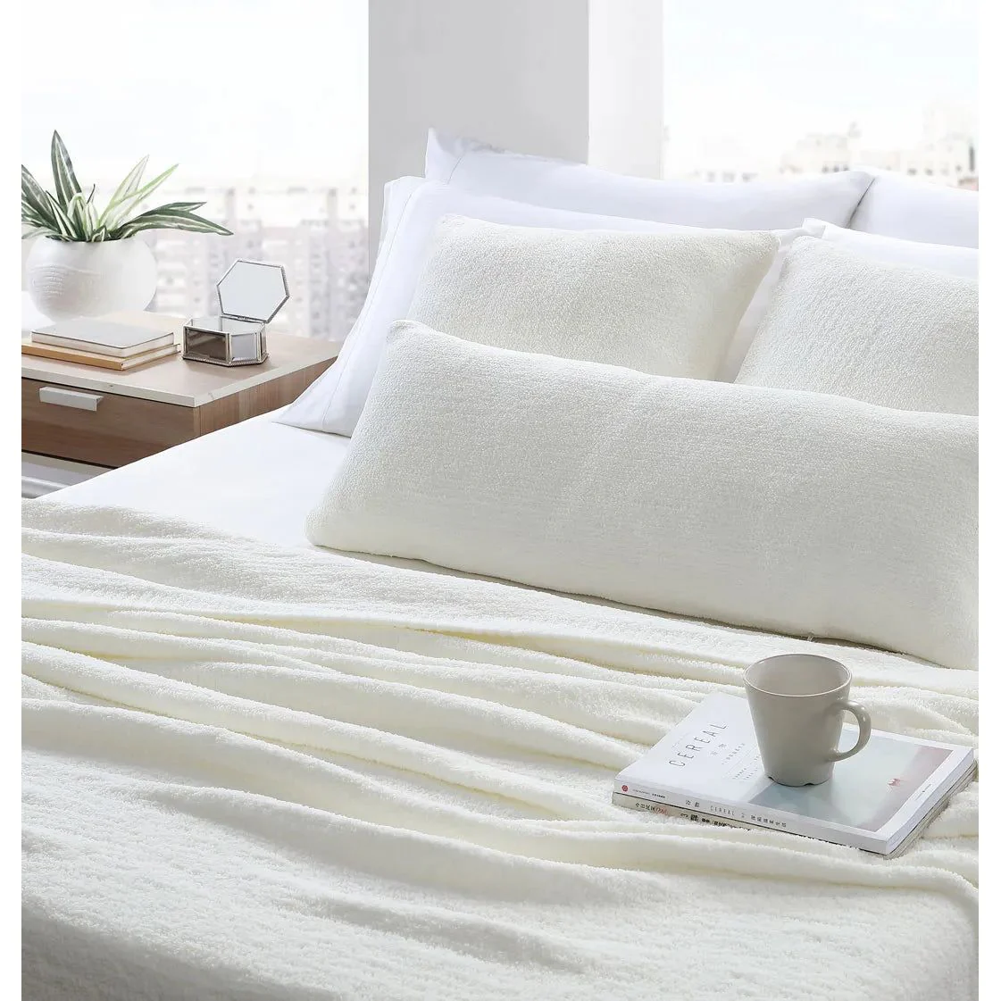 Sunday Citizen Snug Bed Blanket in Off White ~ Available in King/Cal King, Full/Queen, and Twin/Twin XL Sizes - Image 2