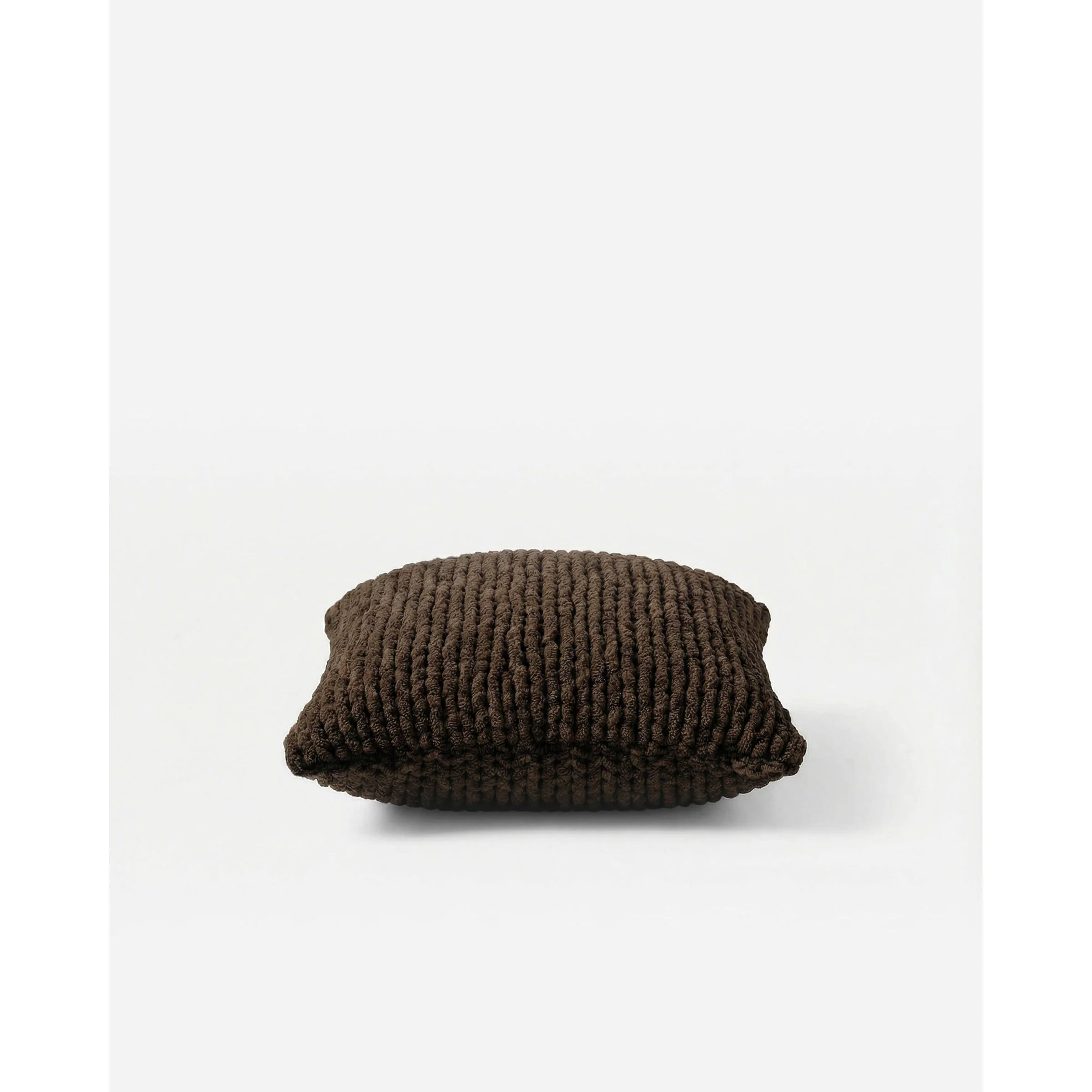 Sunday Citizen Snug Chunky Knit Throw Pillow in Chocolate Martini ~ 20 x 20 - Image 2