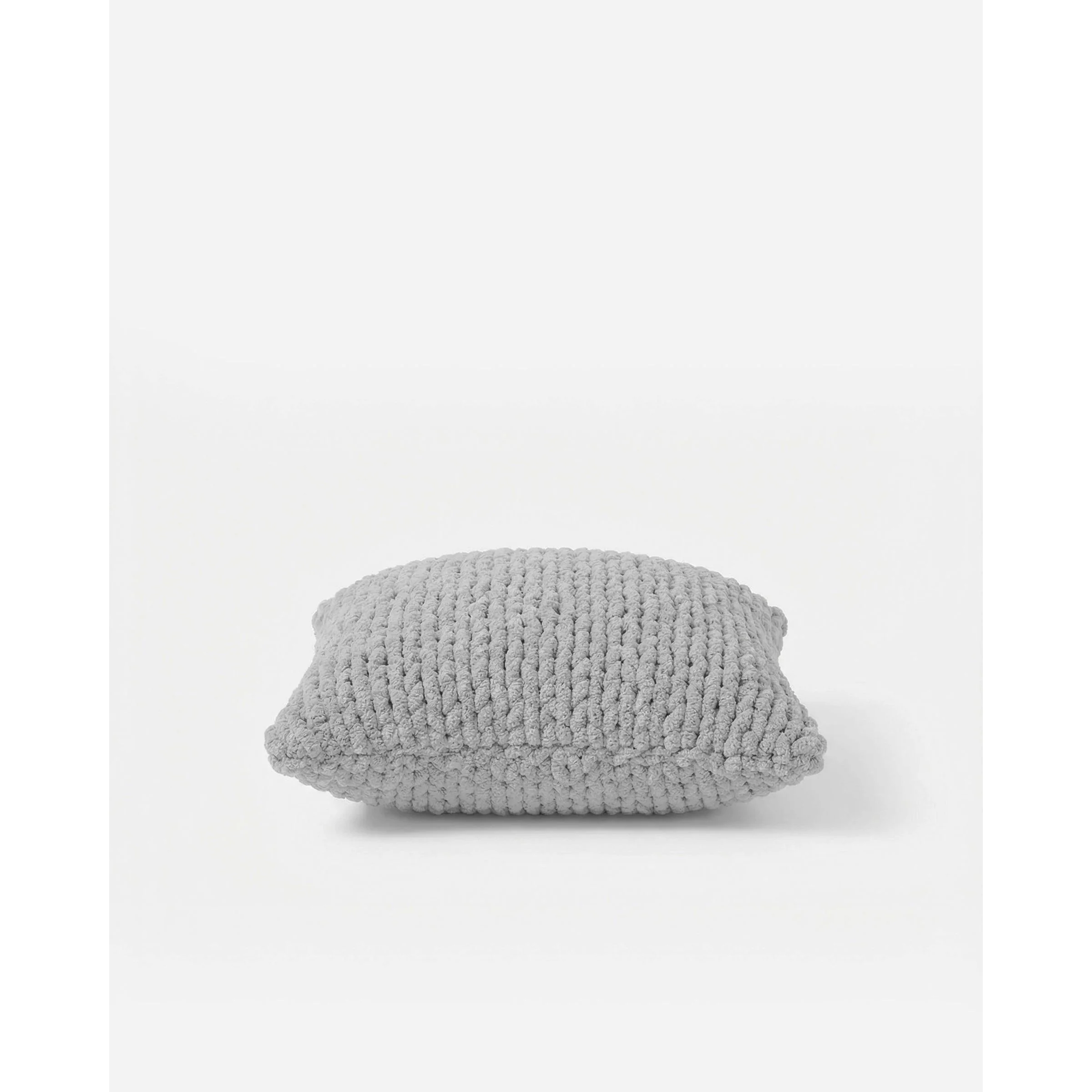 Sunday Citizen Snug Chunky Knit Throw Pillow in Cloud Gray ~ 20 x 20 - Image 2