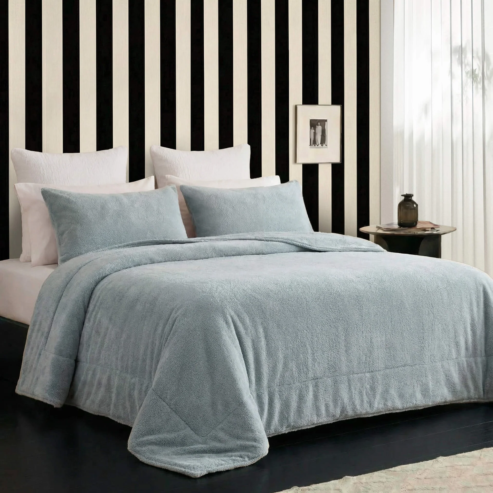 Sunday Citizen Snug Comforter in Misty Blue ~ Available in King/Cal King, Full/Queen, and Twin/Twin XL Sizes - Image 4