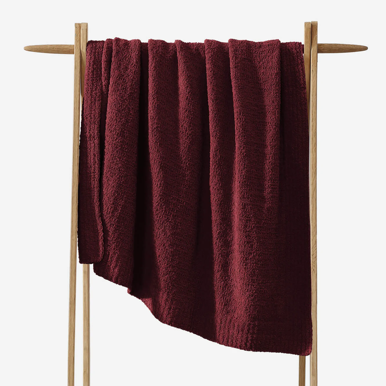 Sunday Citizen Snug Lap Throw in Cherry Lacquer ~ 60 x 48