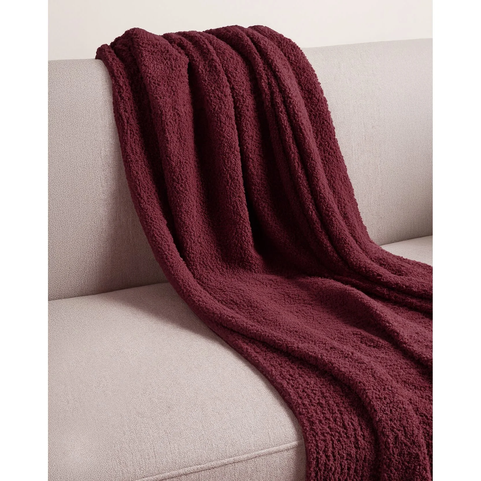 Sunday Citizen Snug Lap Throw in Cherry Lacquer ~ 60 x 48 - Image 2