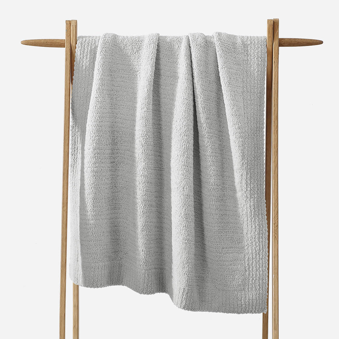 Sunday Citizen Snug Lap Throw in Cloud Gray ~ 60 x 48
