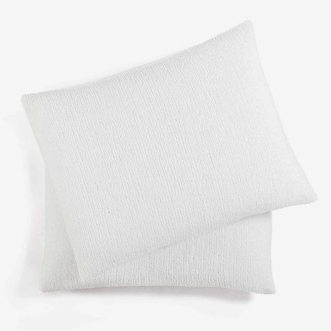 Sunday Citizen Snug Sham Set in Clear White ~ Available in King and Standard Sizes