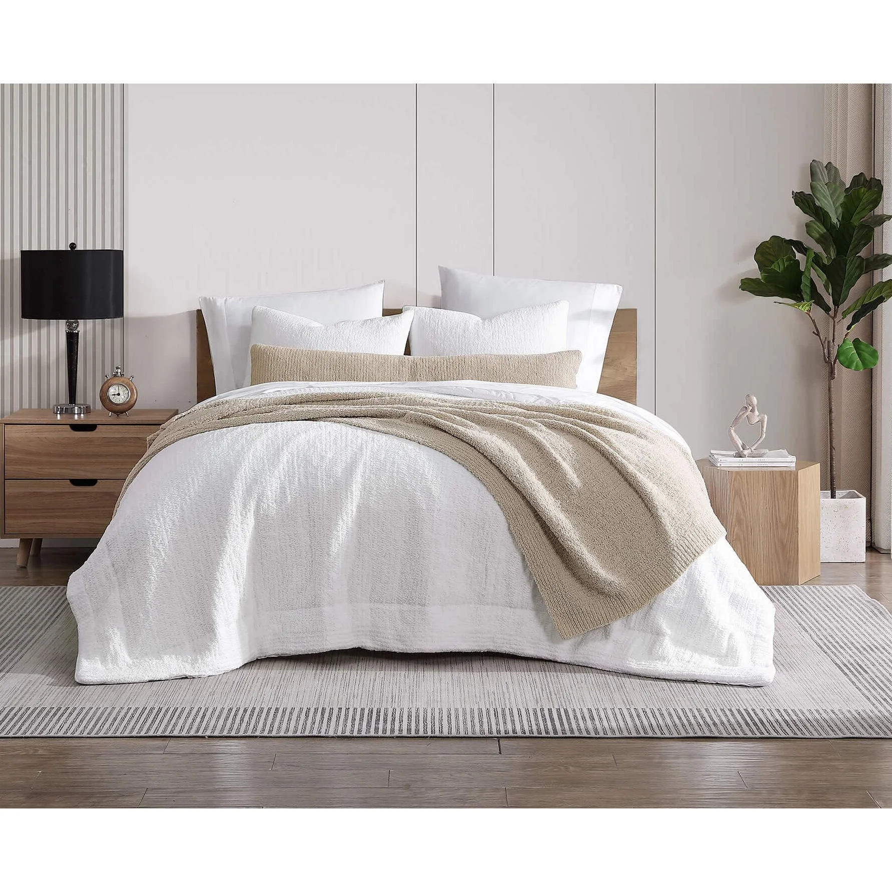 Sunday Citizen Snug Sham Set in Clear White ~ Available in King and Standard Sizes - Image 2