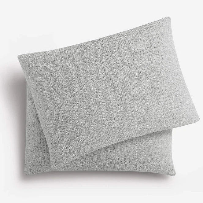 Sunday Citizen Snug Sham Set in Cloud Grey ~ Available in King and Standard Sizes