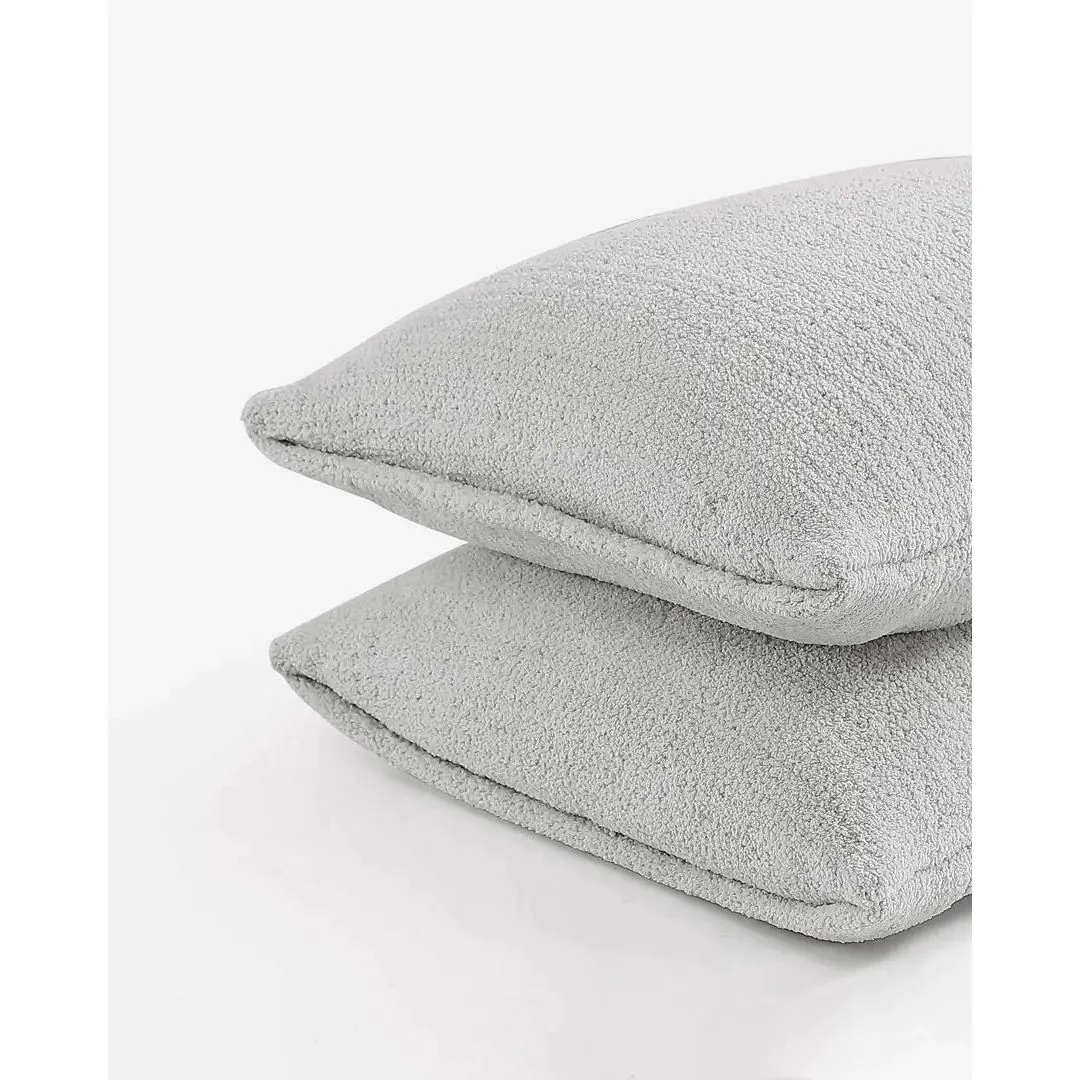 Sunday Citizen Snug Sham Set in Cloud Grey ~ Available in King and Standard Sizes - Image 4