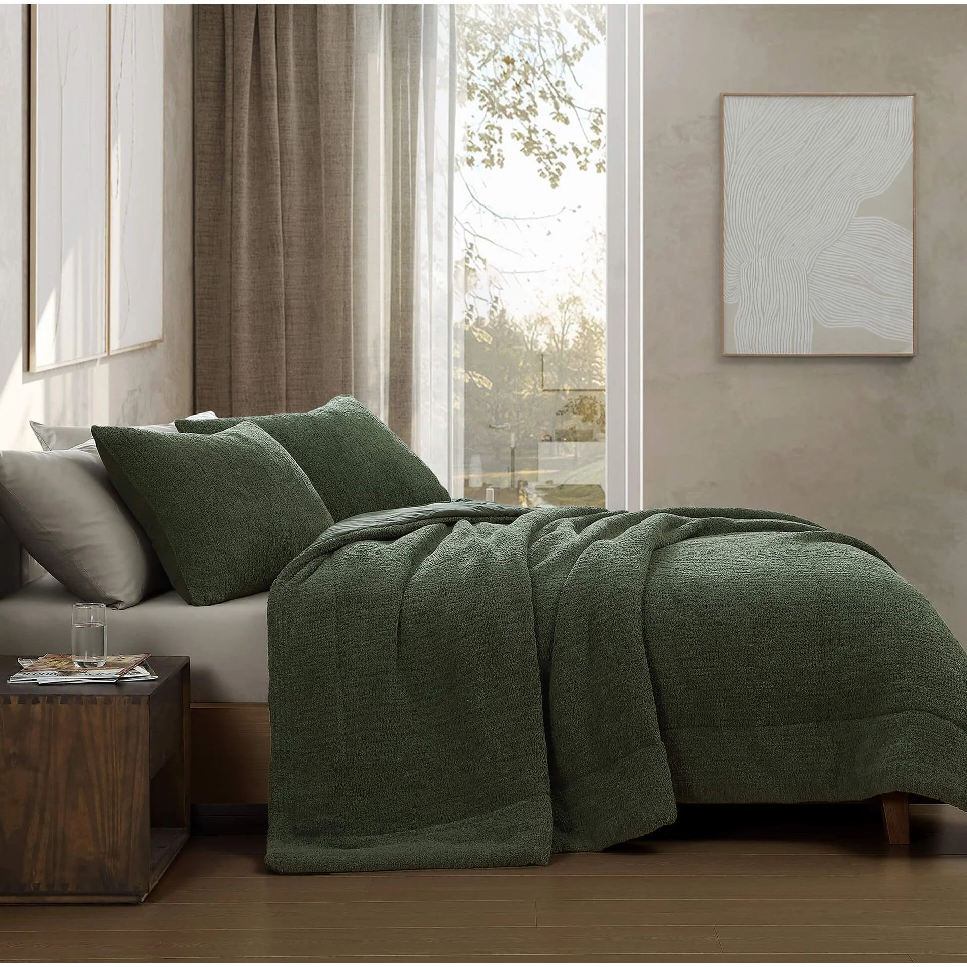 Sunday Citizen Snug Sham Set in Moss ~ Available in King and Standard Sizes - Image 4