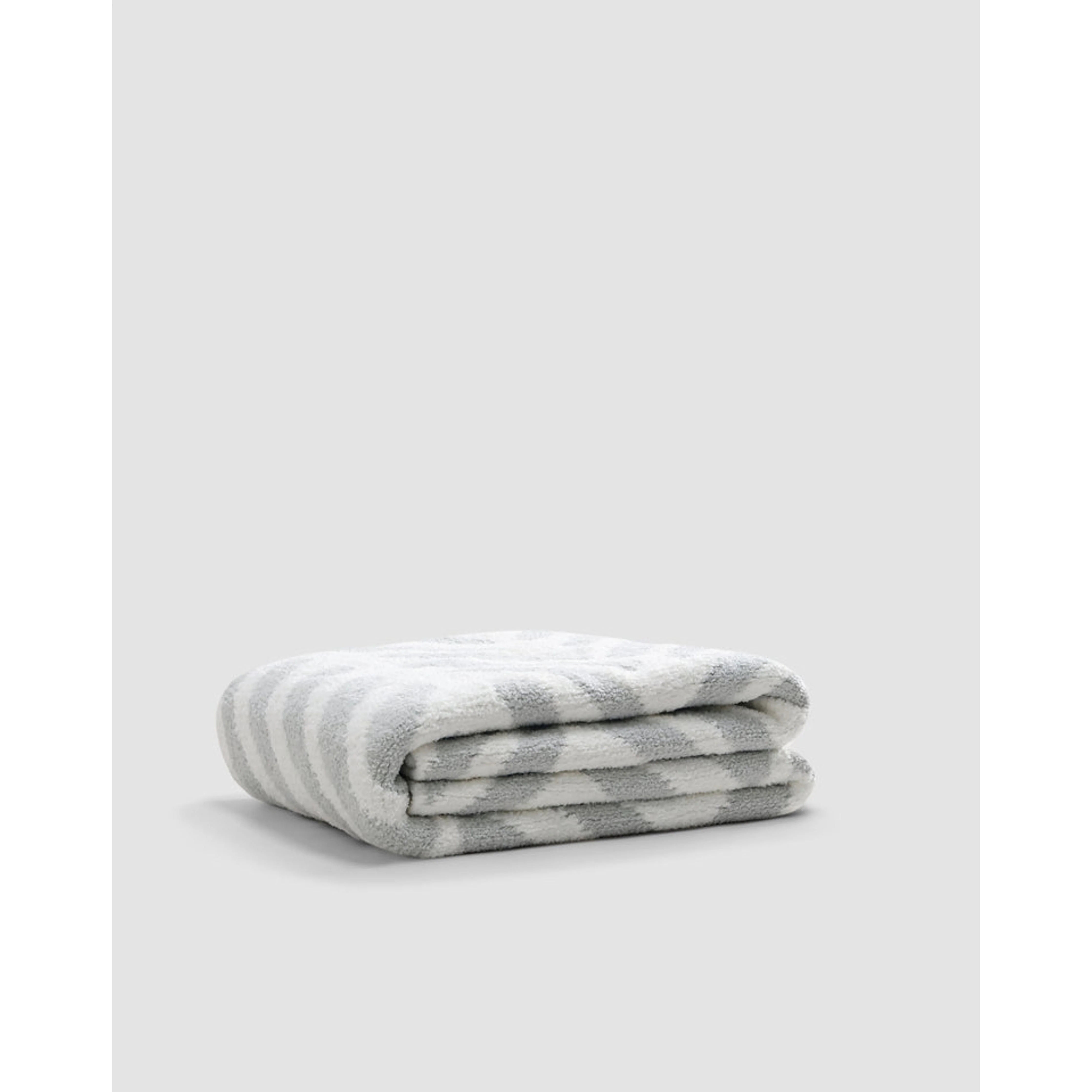 Sunday Citizen Tulum Cloud Gray and Off White Throw - Image 3