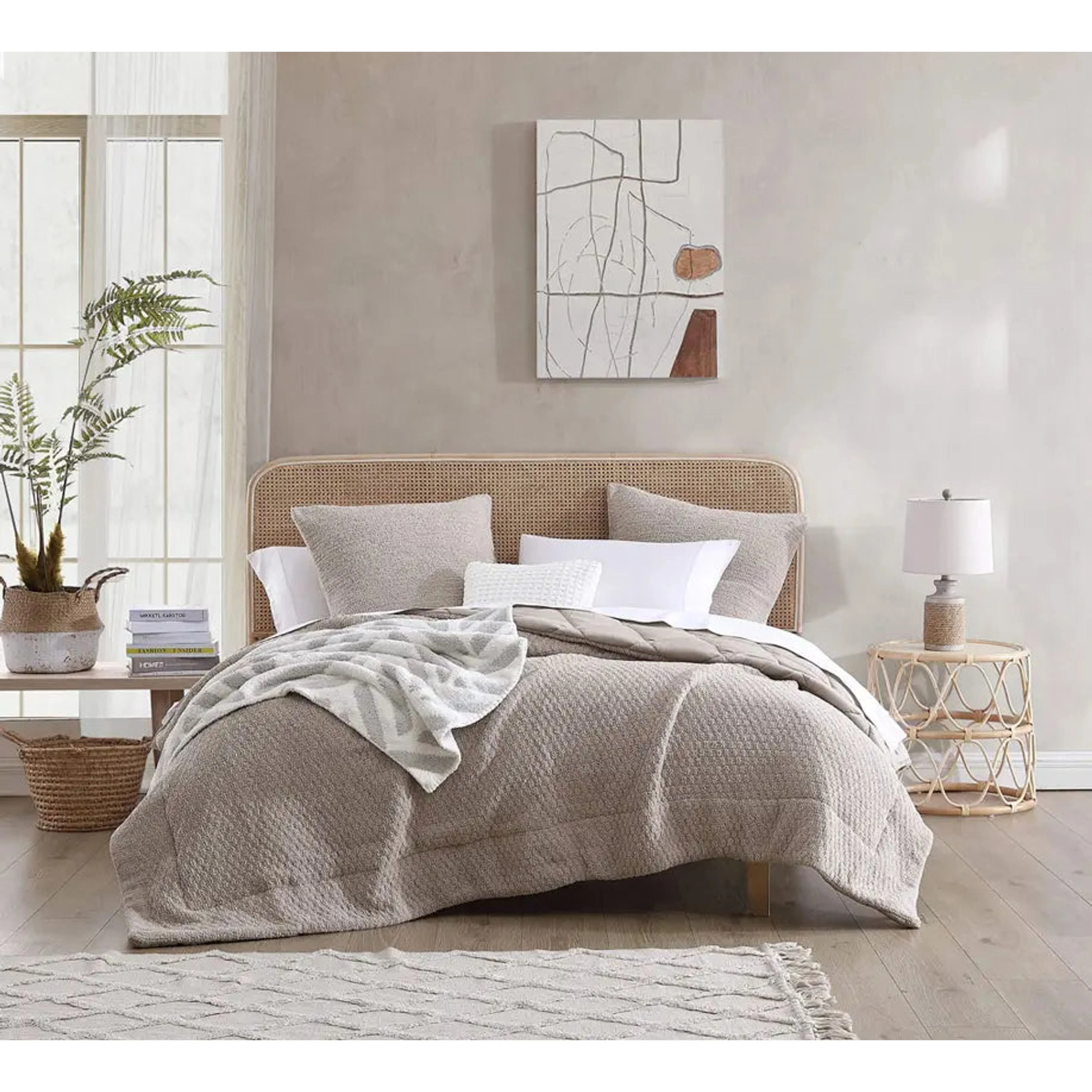 Sunday Citizen Tulum Cloud Gray and Off White Throw - Image 4
