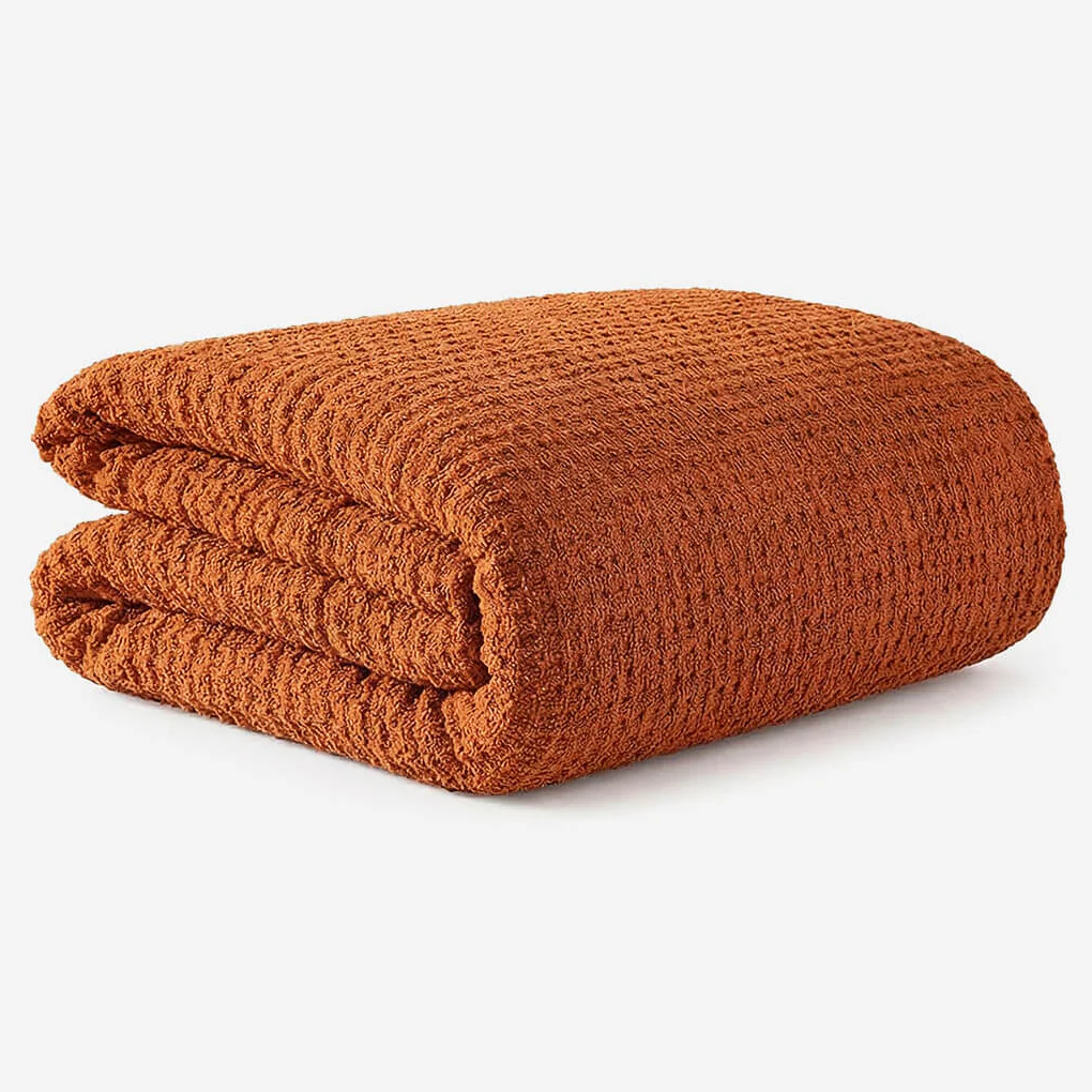 Sunday Citizen Waffle Comforter in Cinnamon Stick ~ Available in King/Cal King and Full/Queen Sizes