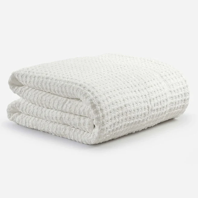 Sunday Citizen Waffle Comforter in Off White ~ Available in King/Cal King and Full/Queen Sizes