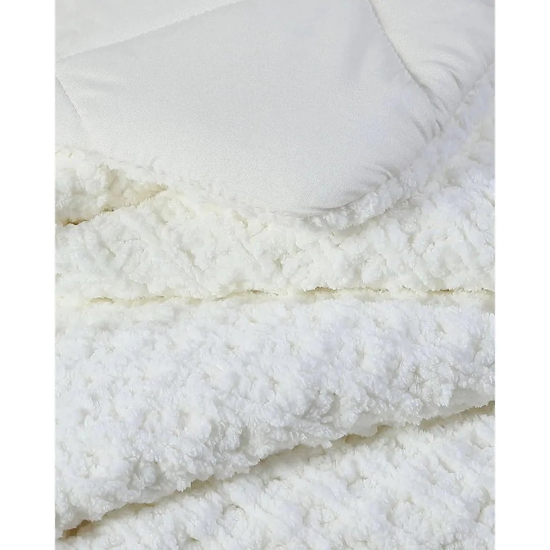 Sunday Citizen Waffle Comforter in Off White ~ Available in King/Cal King and Full/Queen Sizes - Image 3
