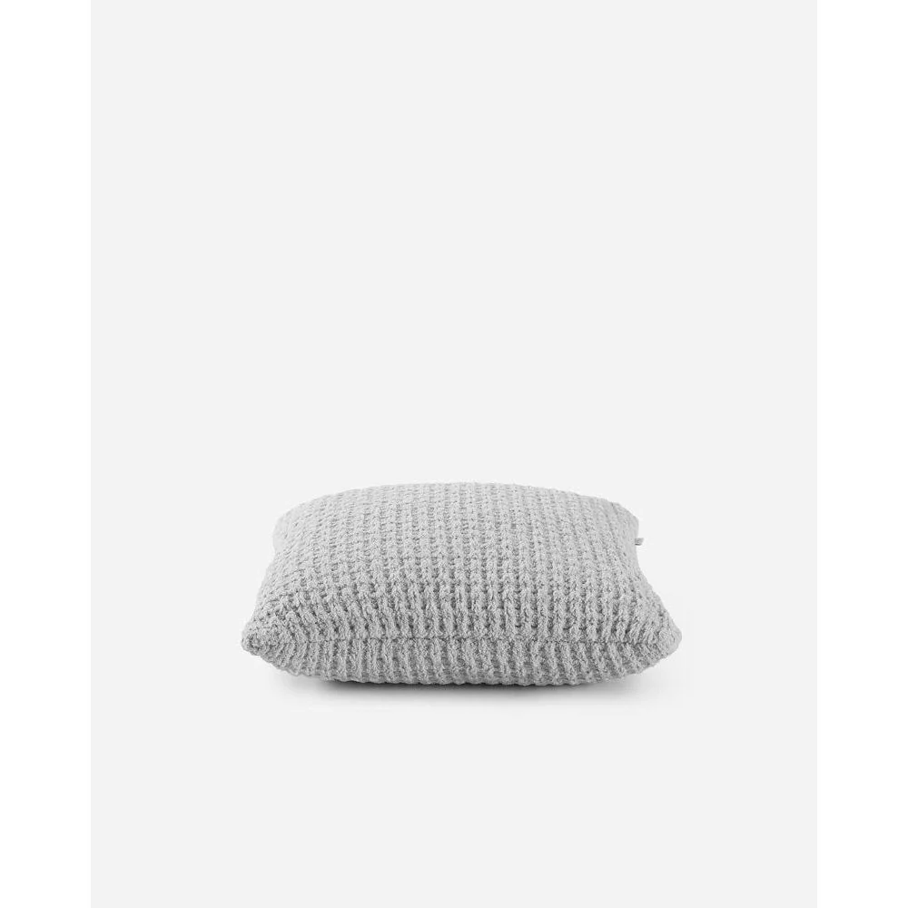 Sunday Citizen Waffle Throw Pillow in Cloud Grey ~ 20 x 20 - Image 5