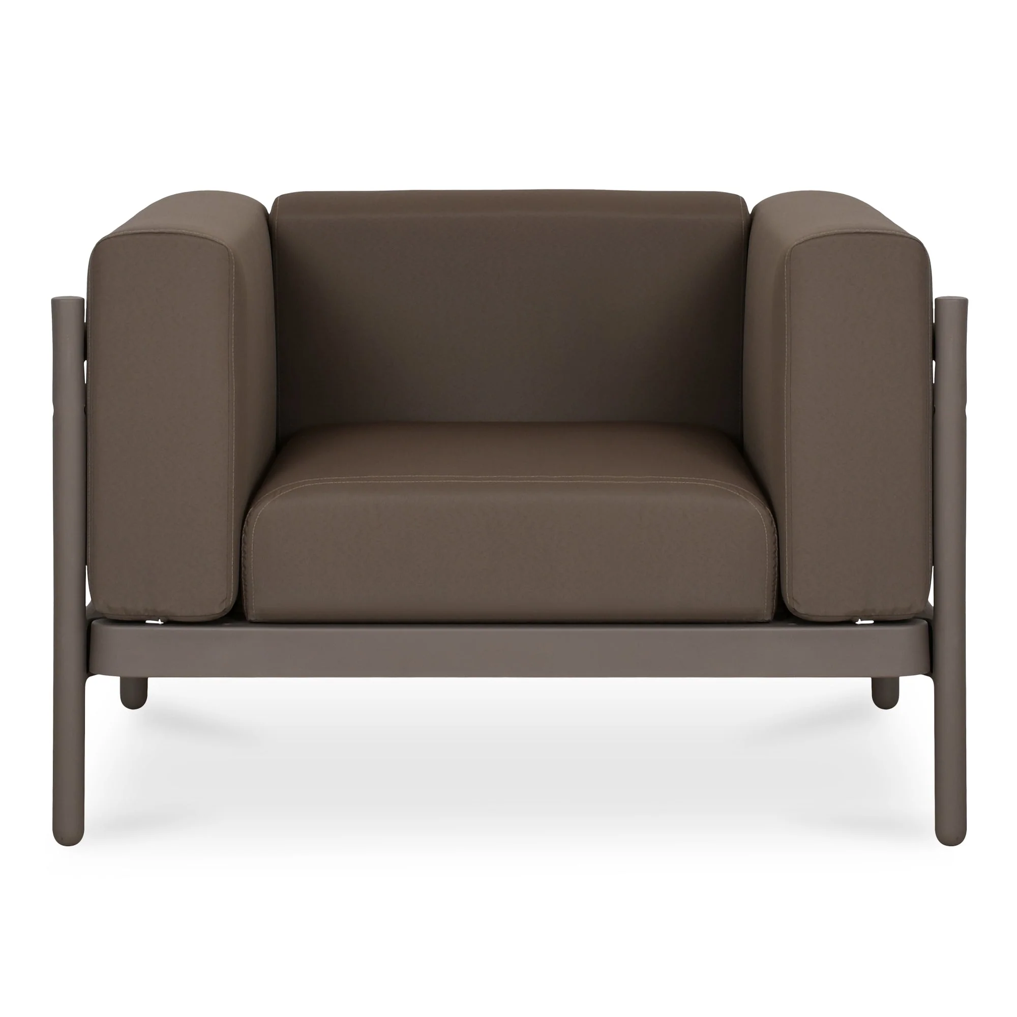 Moe's Home Collection Suri Grey Outdoor Lounge Chair - Image 2