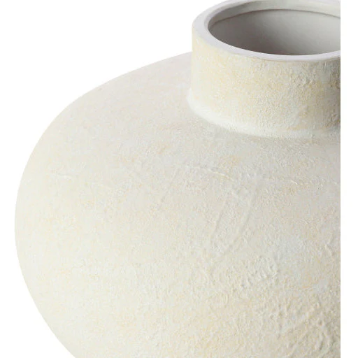 Surya Acanceh Collection Modern White Ceramic Vase CCH-005 - Image 2