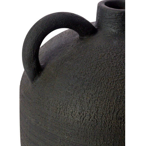 Surya Acanceh Collection Set of 3 Modern Black Ceramic Vases CCH-003 - Image 3