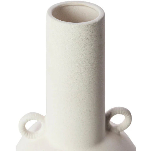 Surya Acanceh Collection Set of 3 Modern White Ceramic Vases CCH-002 - Image 3