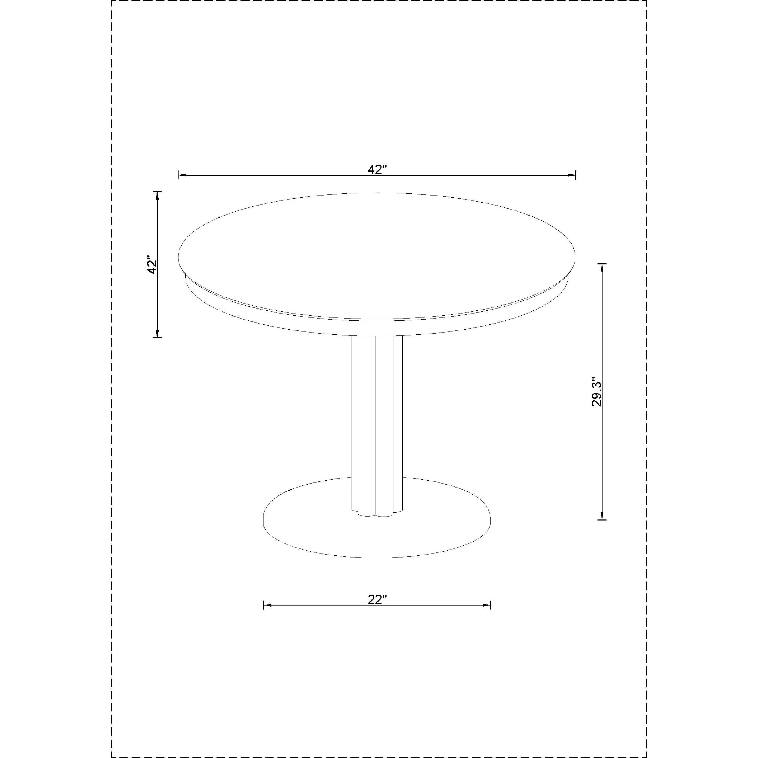 Surya Arista Ash Wood 42” Round Dining Table - Image 3