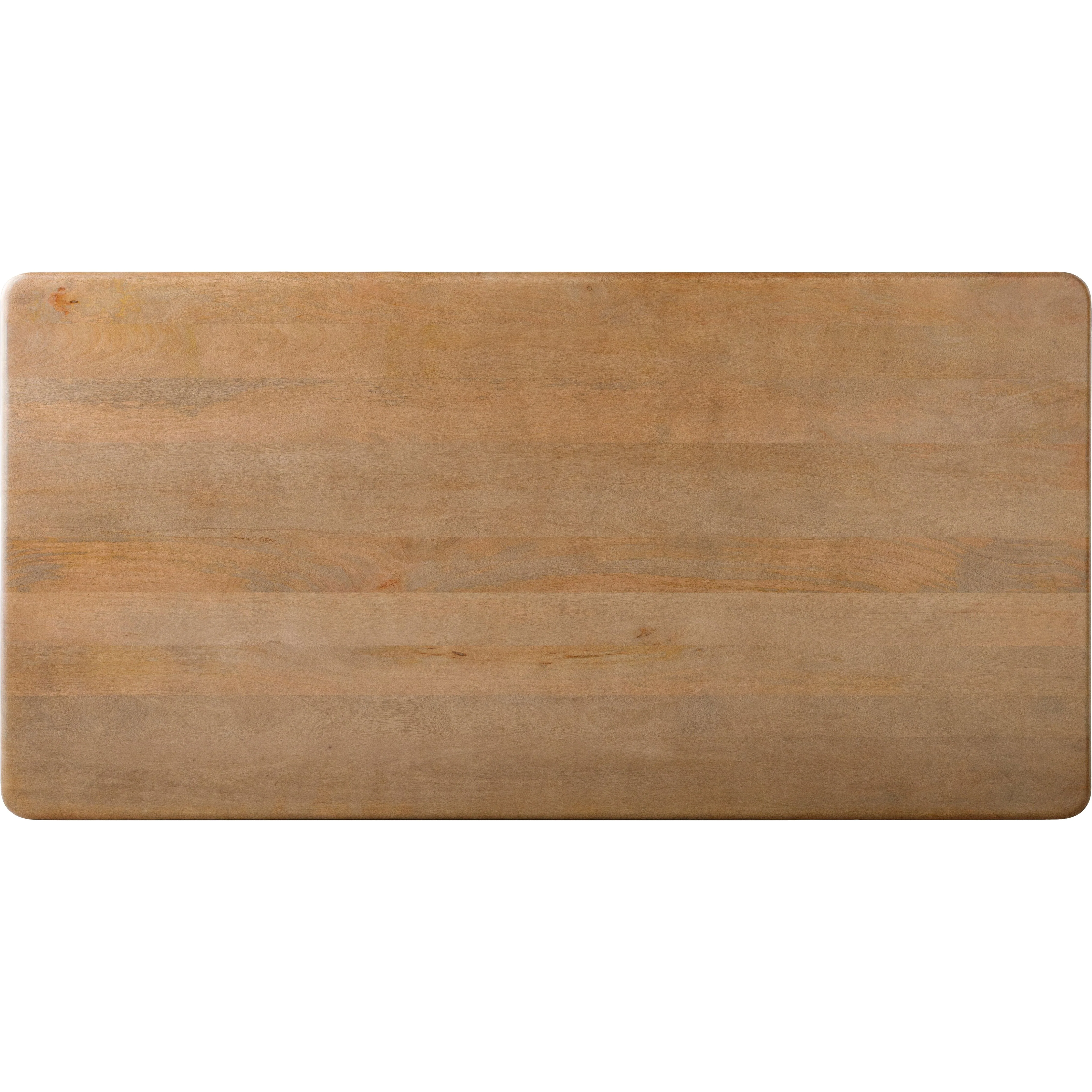 Surya Arland Modern Natural Mango Wood Dining Table 78” - Image 4