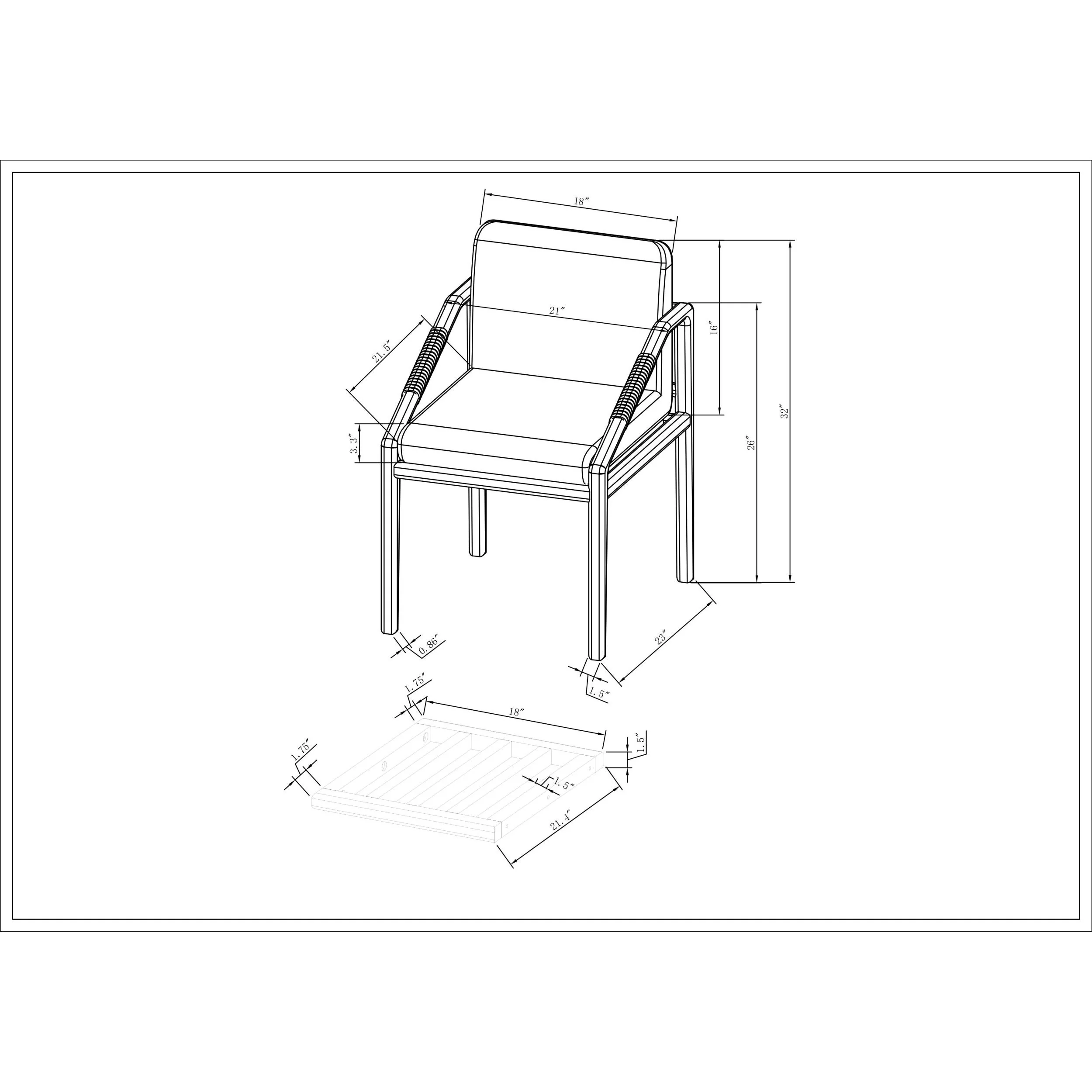 Becki Owens x SURYA Atra Dining Chair - Image 9