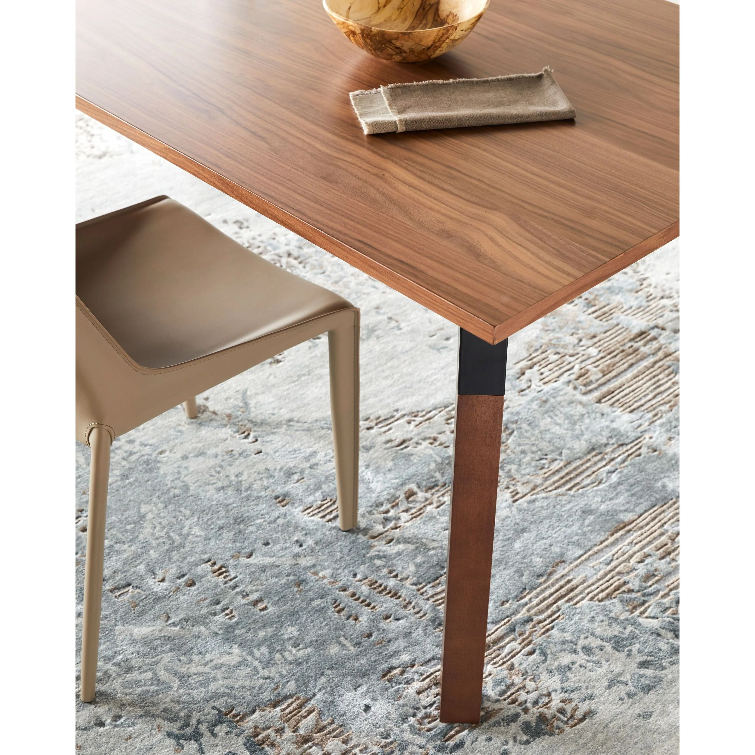 Surya Billings Modern Wood Dining Table - Image 4