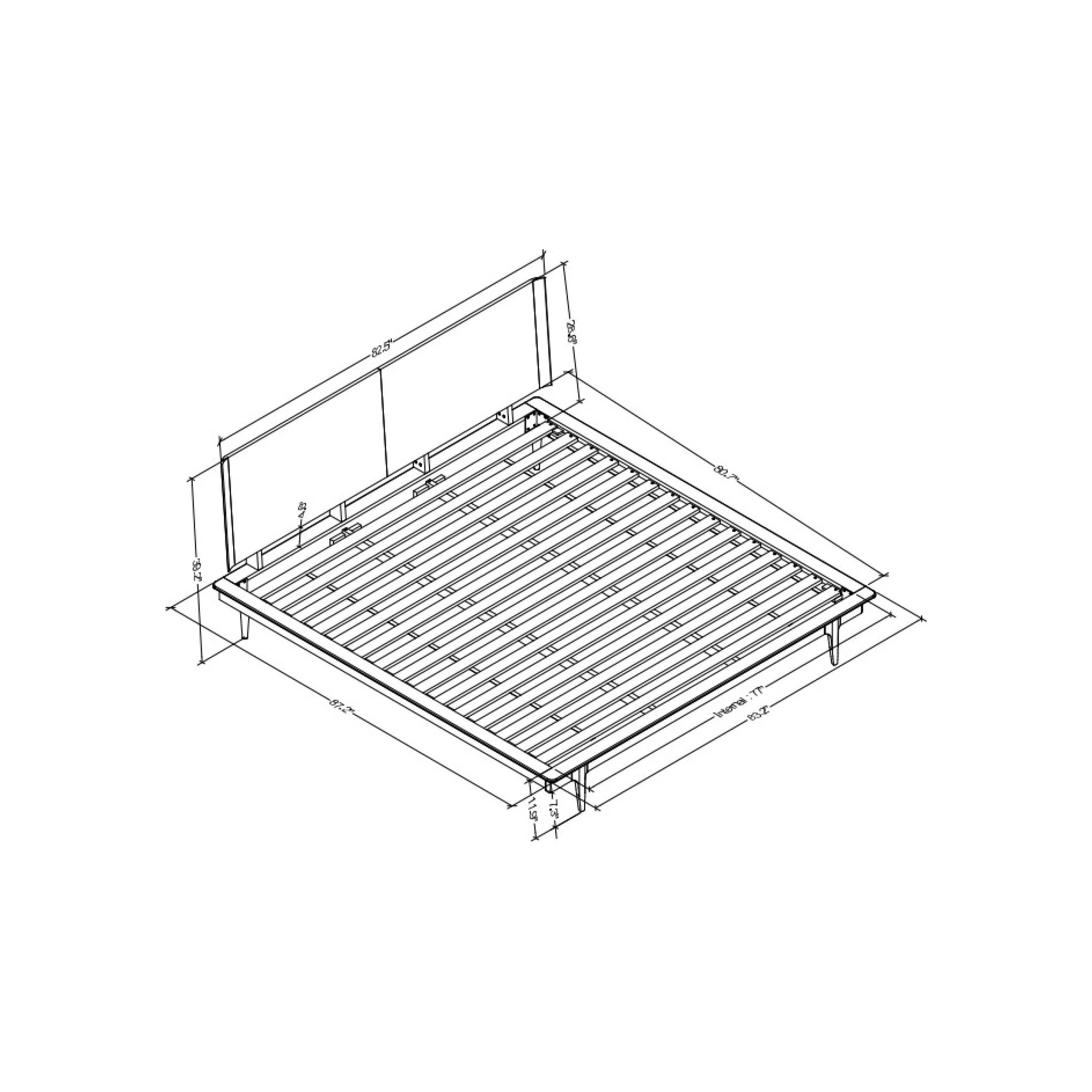 Surya Grande Modern Platform Bed ~ Available in Queen and King Sizes - Image 8