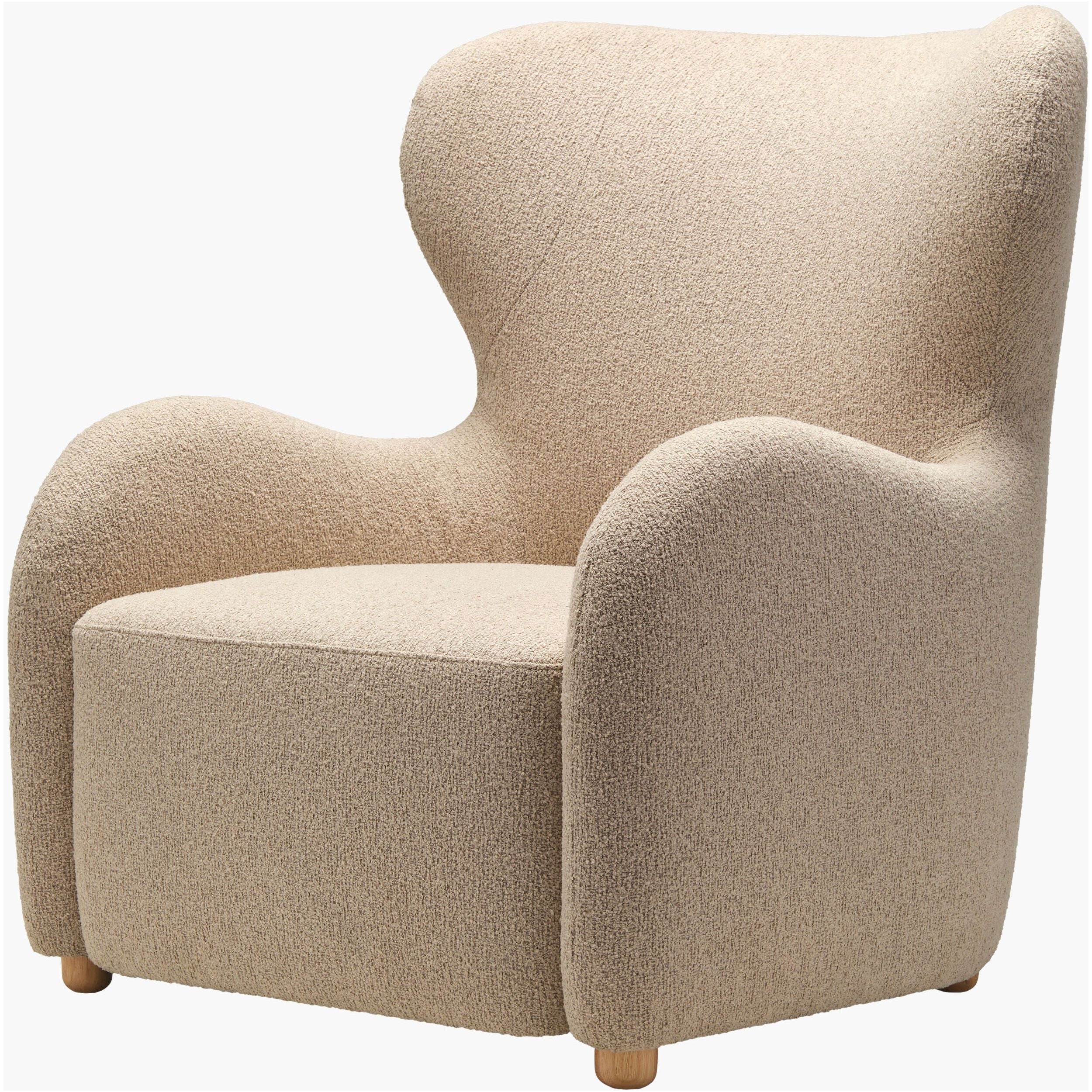 Surya Jacqui Modern Boucle Accent Chair