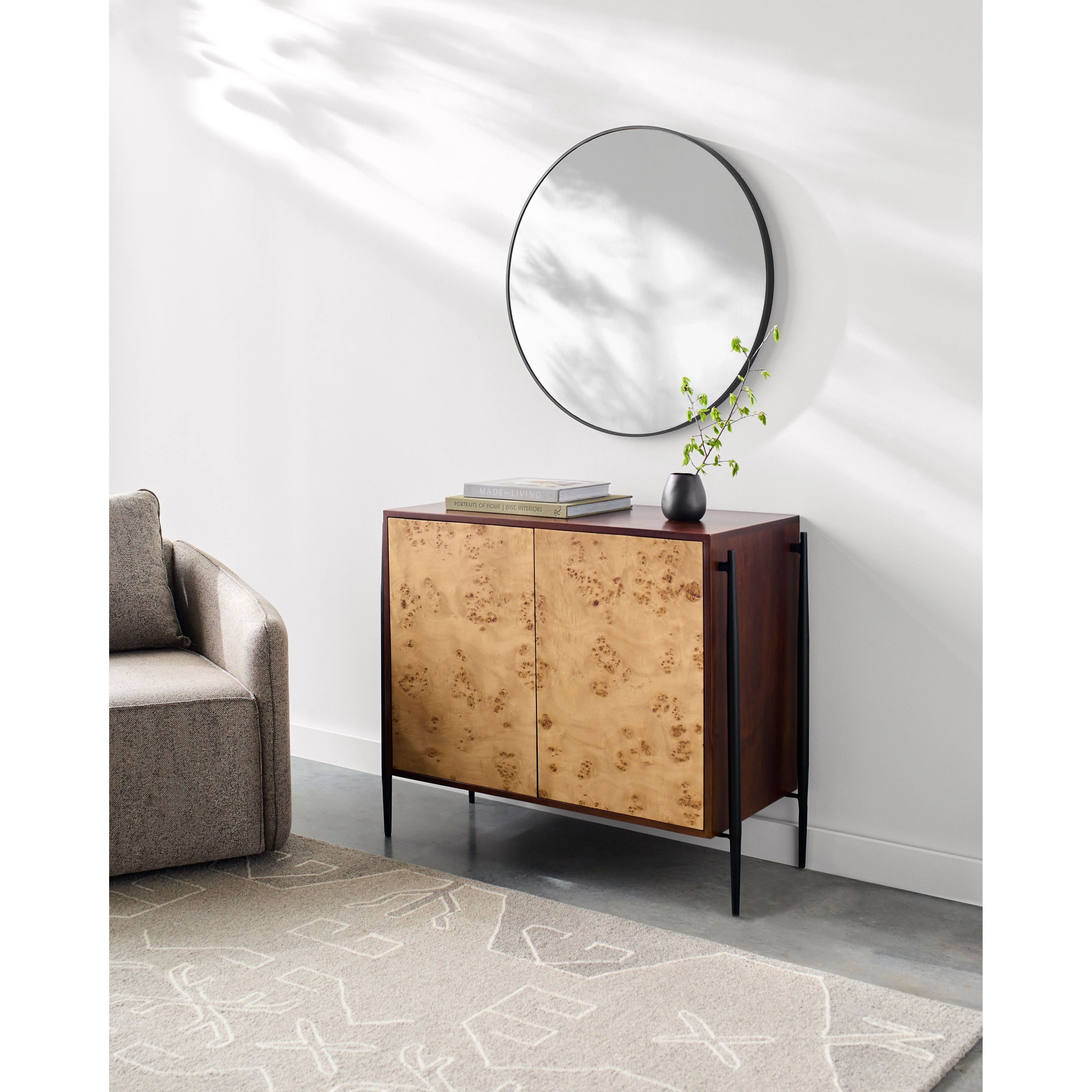 Surya Judith Modern Mango Wood Cabinet