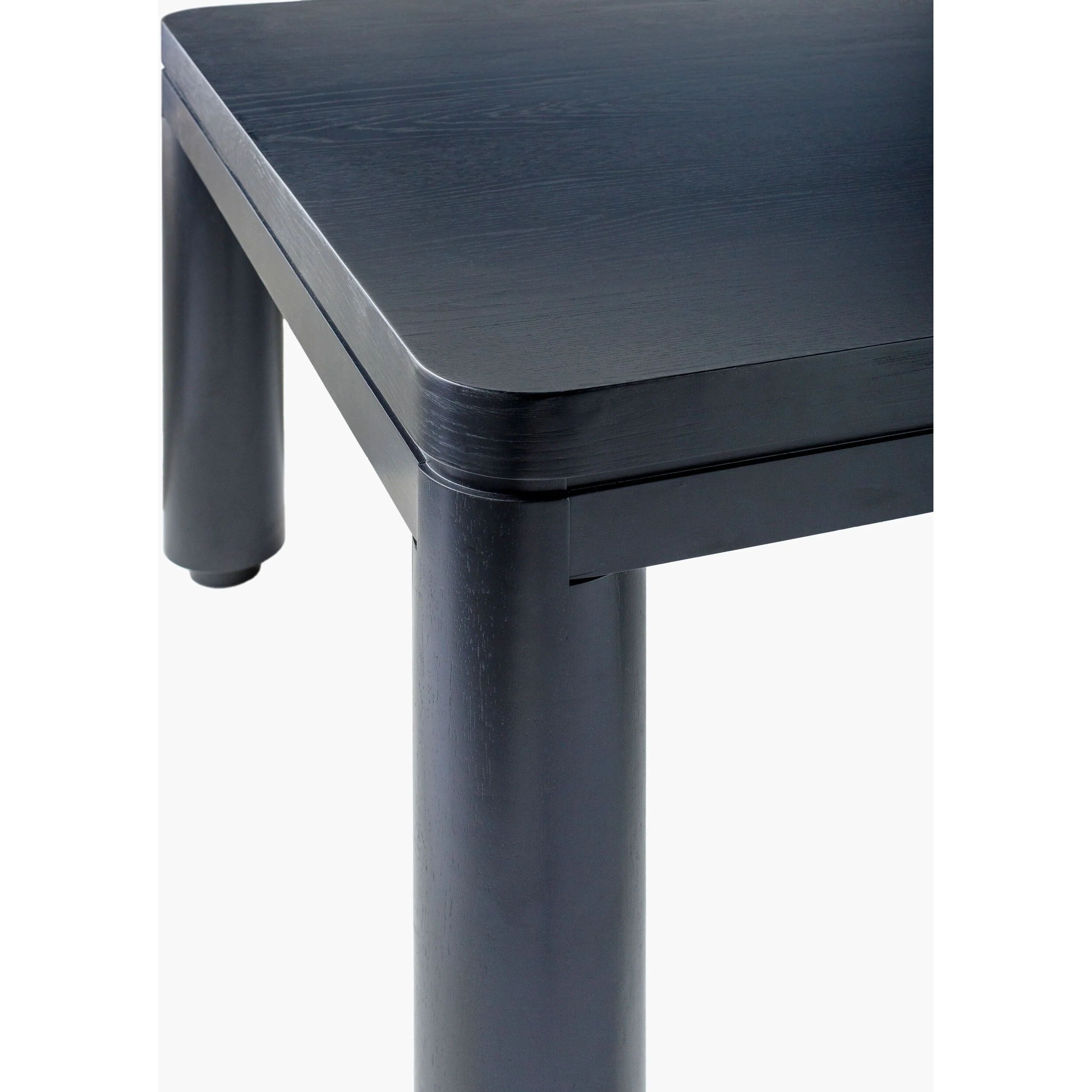 Surya Kisco Black Wood 72” Dining Table - Image 4