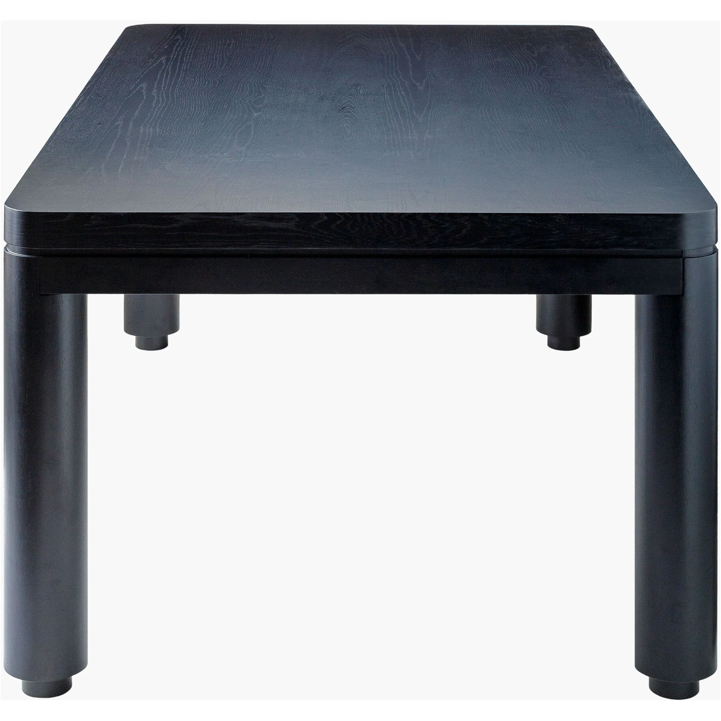 Surya Kisco Black Wood 72” Dining Table - Image 5