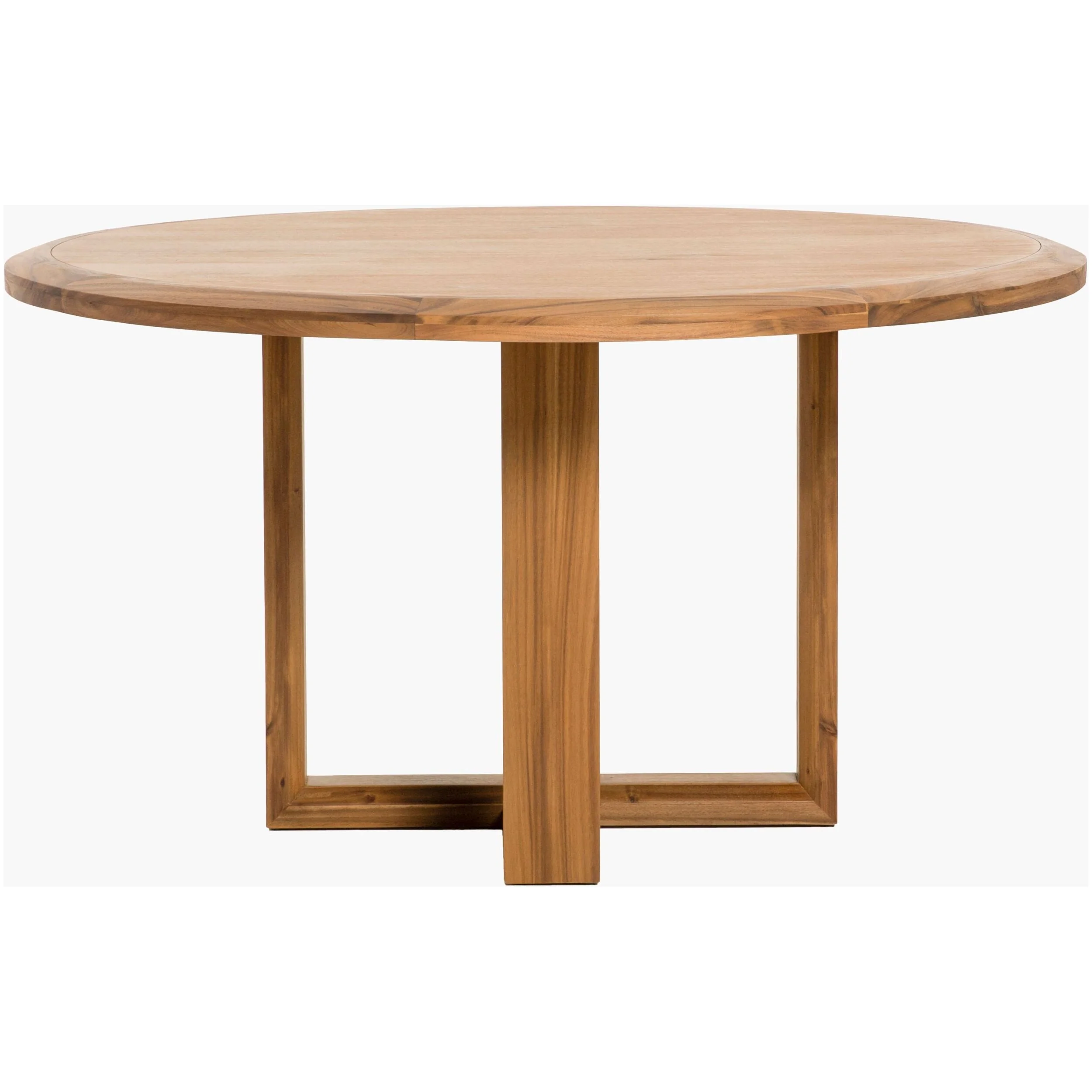 Surya Northbank Wheat Brushed Acacia Wood Round Dining Table - Image 5