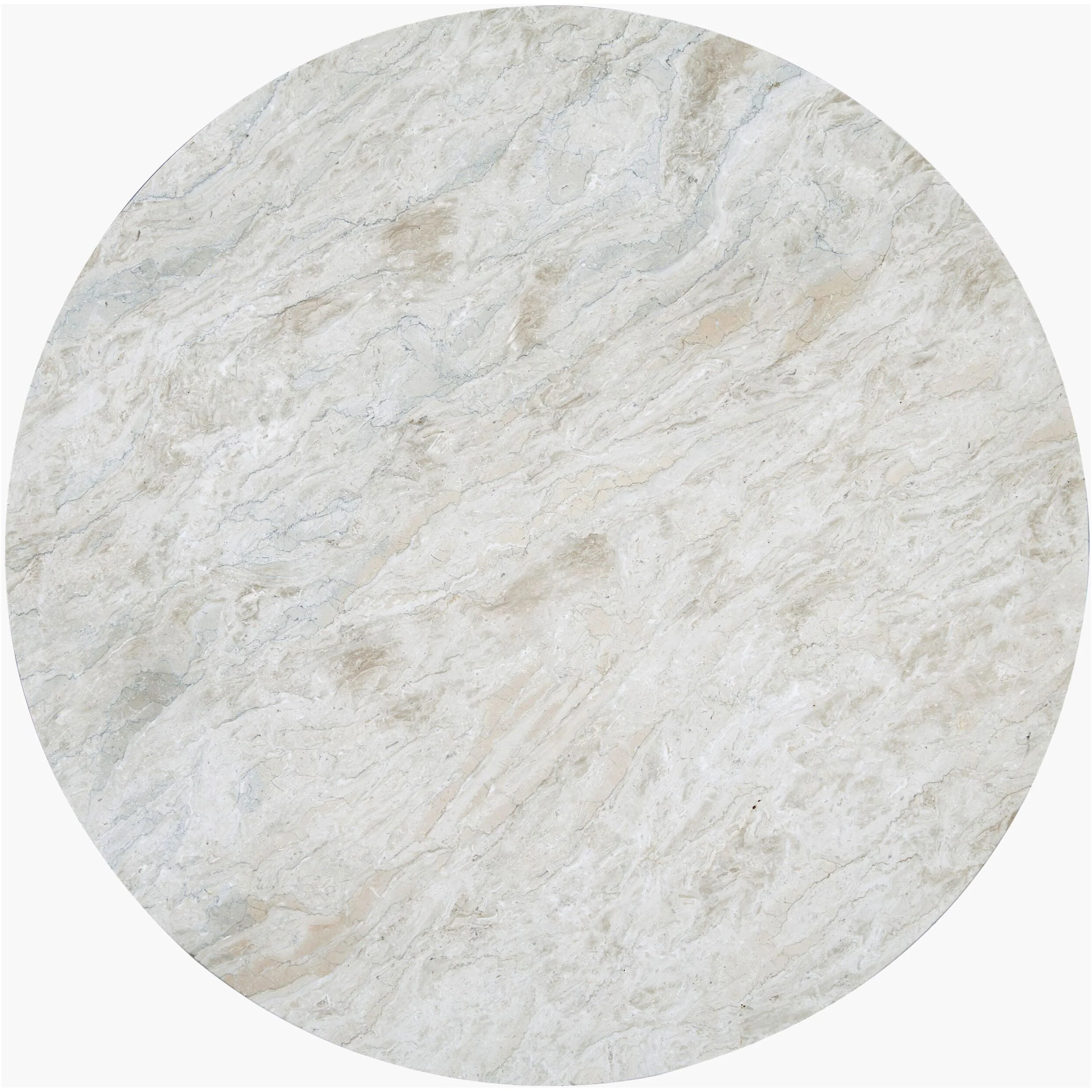 Surya Planar Modern White Marble and Stained Oak Coffee Table - Image 3