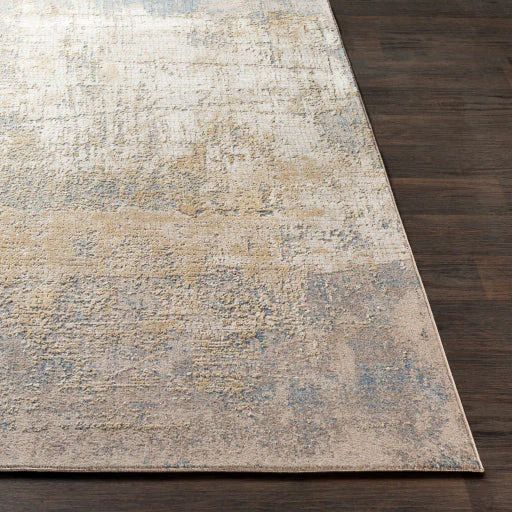 Surya Rugs Aisha Collection Light Blue, Brown, Tan & Mustard Area Rug AIS-2300 - Image 3