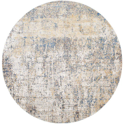 Surya Rugs Aisha Collection Light Blue, Brown, Tan & Mustard Area Rug AIS-2300 - Image 8