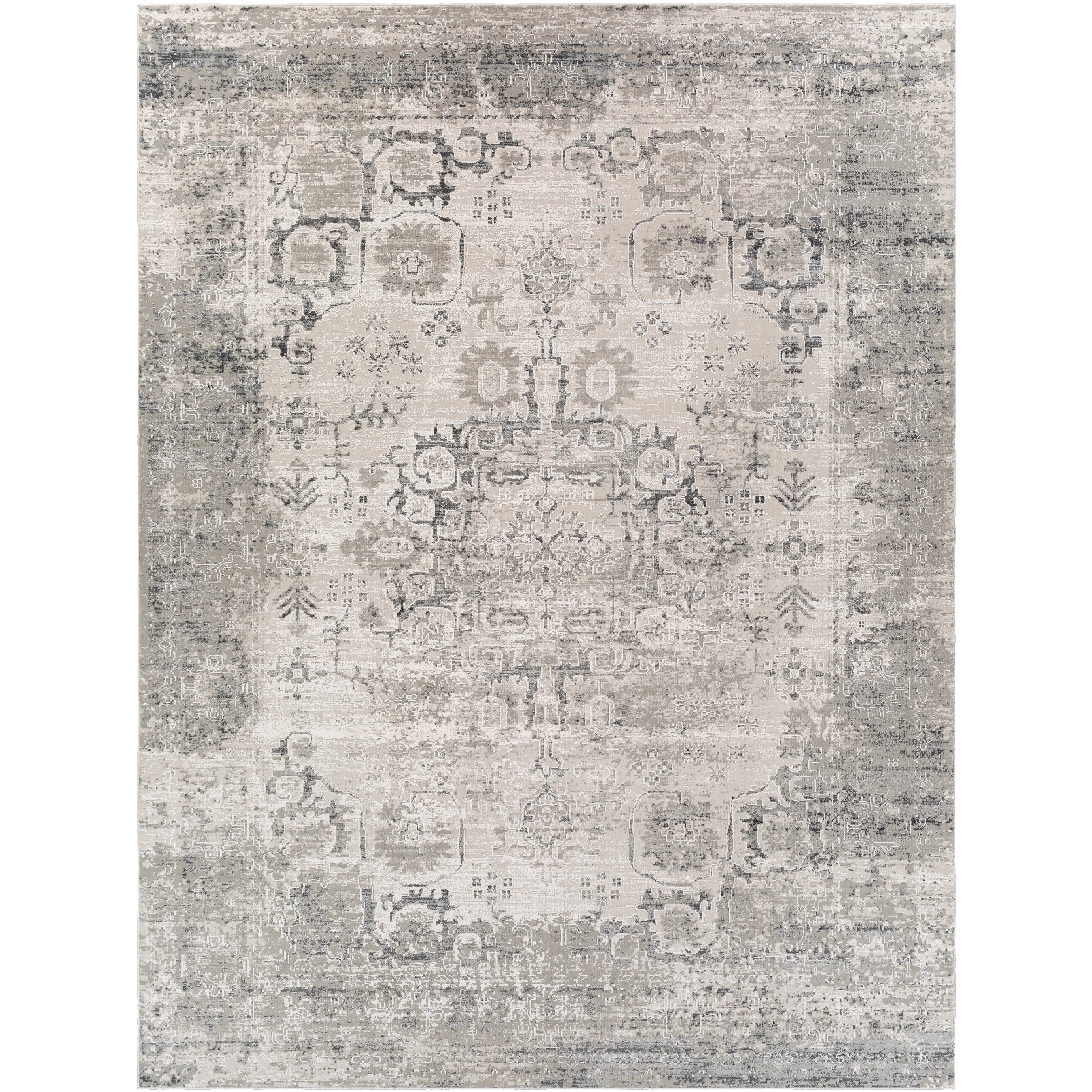 Surya Rugs Aisha Collection Gray, Light Gray, Black & Slate Area Rug AIS-2316 - Image 4