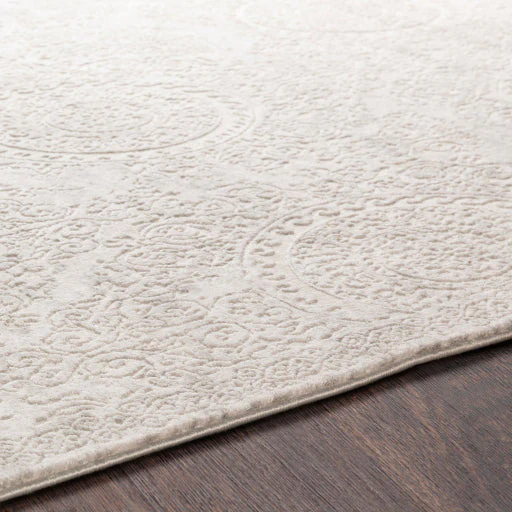 Surya Rugs Aisha Collection Light Gray & Off White Area Rug AIS-2307 - Image 5