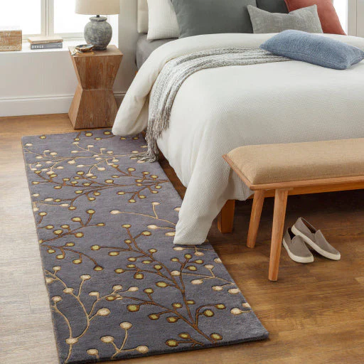 Surya Rugs Athena Collection Denim, Dark Blue, Light Blue, Light Beige & Grass Green Area Rug ATH-5125 - Image 9