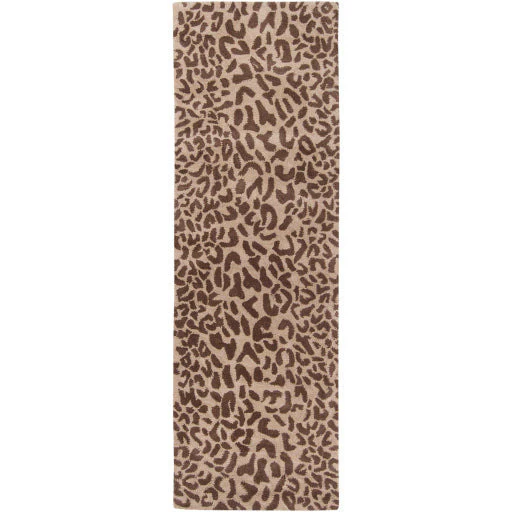 Surya Rugs Athena Collection Dark Brown & Brown Leopard Animal Print Area Rug ATH-5000 - Image 4
