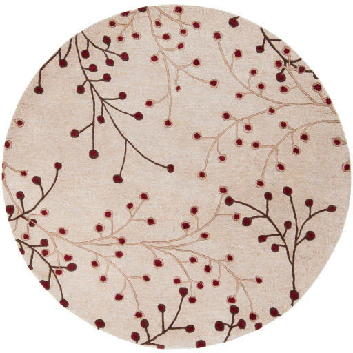 Surya Rugs Athena Collection Burgundy, Brown & Tan Area Rug ATH-5053 - Image 6